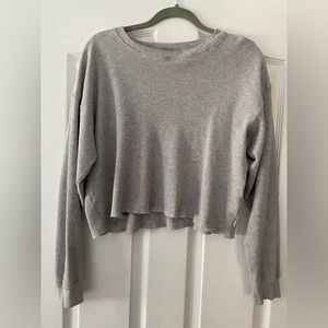 TNA Waffle Crew Boxy Longsleeve